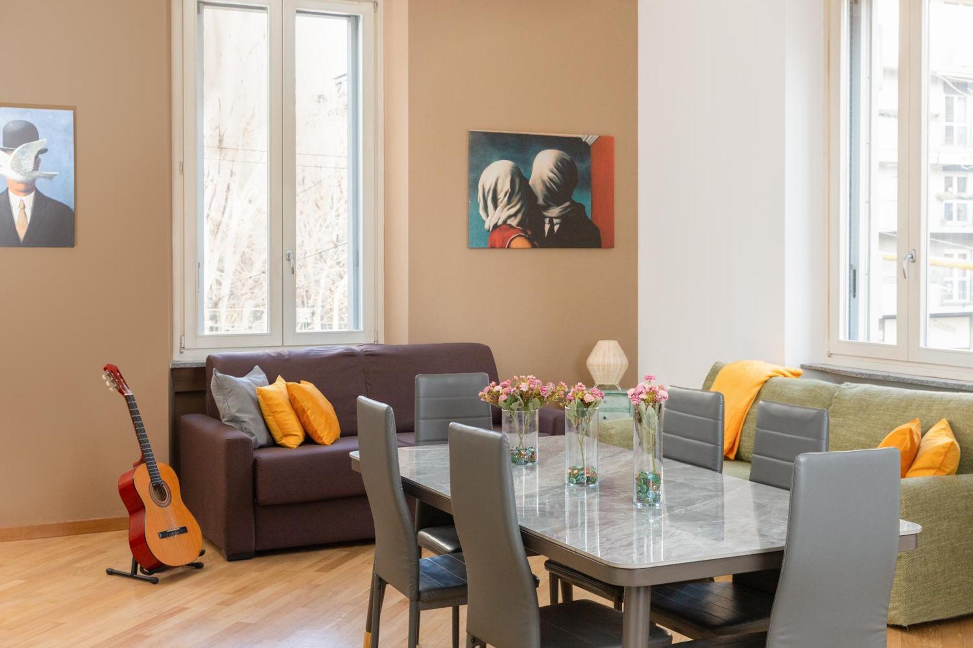 Free Parking Exclusive Apartment Magritte Style Milano Exterior foto