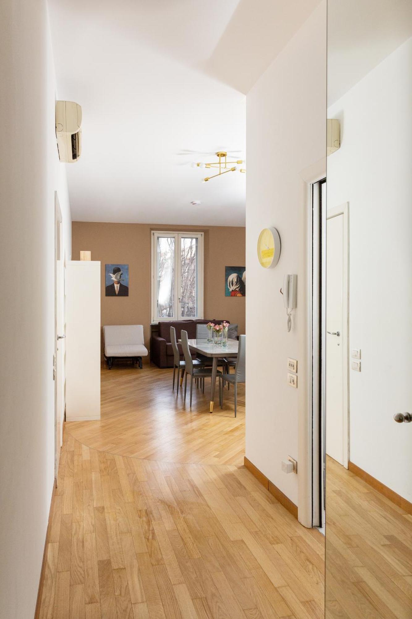 Free Parking Exclusive Apartment Magritte Style Milano Exterior foto